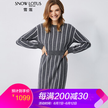 雪蓮（SNOW LOTUS）  條紋 連衣裙