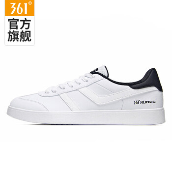 361度板鞋361度白/烏黑色 45