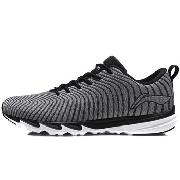 李寧（LI-NING）跑步鞋巖石灰/標準黑 