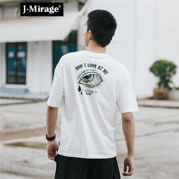 J·Mirage 短袖 男士T恤 白色 9154 