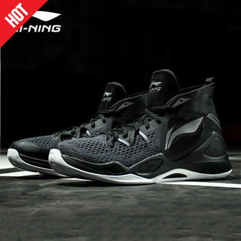 李寧（LI-NING）籃球鞋戰(zhàn)隼-標(biāo)準(zhǔn)黑 