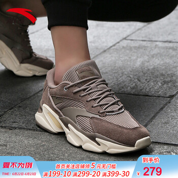 安踏（ANTA）跑步鞋11828867R-6/亞麻灰 
