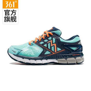 361度跑步鞋淺湖藍/禮服藍 36