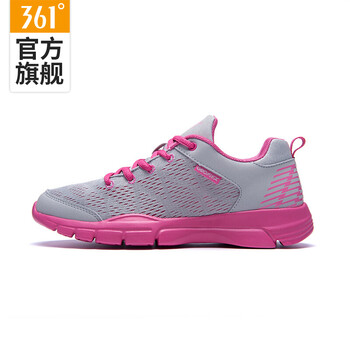 361度跑步鞋4U灰/西班牙粉 35