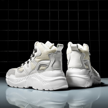 百狄（BYETIVE）男士1859米色(內增高) 39