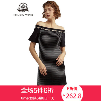 百搭條紋裙，打造夏日清爽小臉