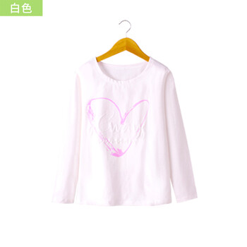純棉女白T