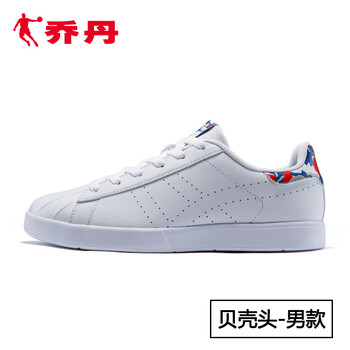 喬丹板鞋白色/新喬丹紅XM2570507（貝殼頭男款） 