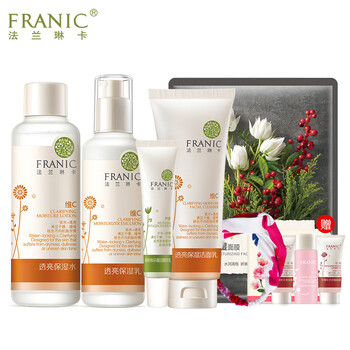 法蘭琳卡（FRANIC）套裝/禮盒控油平衡，細(xì)致毛孔，舒緩鎮(zhèn)靜，提拉緊致，保濕，深層清潔，補(bǔ)水