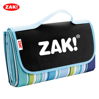 ZAK！可机洗牛津布野餐垫150cm×200cm防潮垫休闲垫午睡床垫床垫沙发垫 蓝色彩条 ZAKXY01