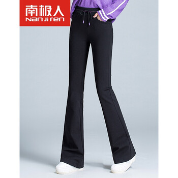 小身材大長腿，高腰喇叭褲來助力