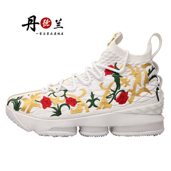 丹德蘭（Dandelan）籃球鞋白花卉 44，40，41，42，43