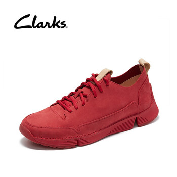 Clarks男士亮紅色（261420967） 40