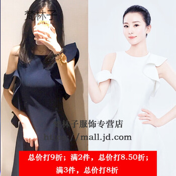純色燈籠袖裙，打造甜美小仙女