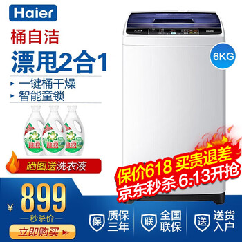 海爾（Haier） 波輪式  洗衣機(jī) XQB60-M12699T