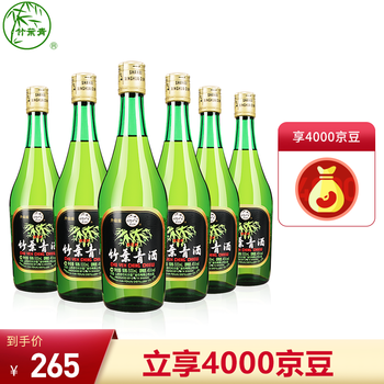 竹葉青（CHUYEHCHING）45375mL-500mL，500ml*6瓶 