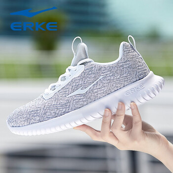 鴻星爾克（ERKE）跑步鞋正白4126 37