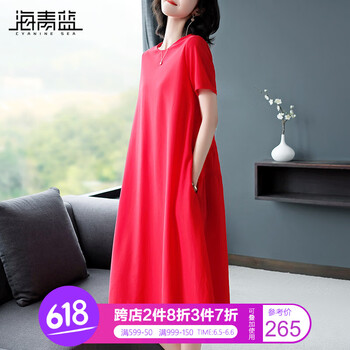 微胖季，歐美風連衣裙