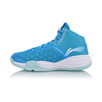 李寧（LI-NING）籃球鞋ABFM005-6亮光藍/薄藍色 