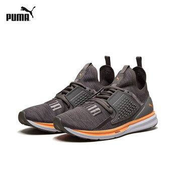 彪馬（PUMA）跑步鞋瀝青色-木炭灰-橘色 07 