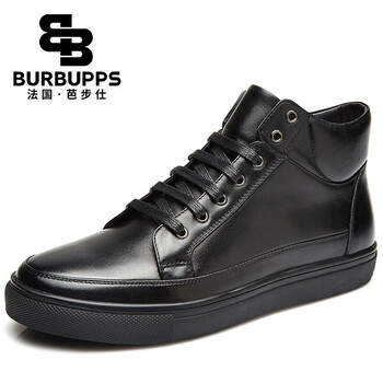 芭步仕（Burbupps）男士【黑色高幫-四季款】 37