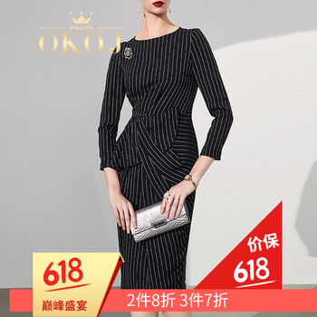 夏日出游，穿條紋連衣裙更吸睛