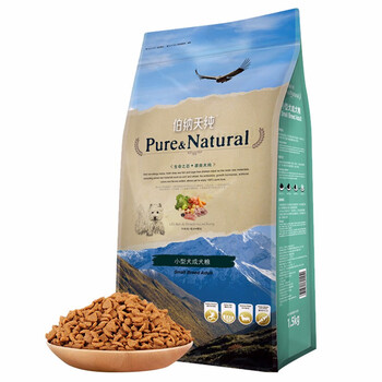 伯納天純（Pure&Natural） 雞肉口味成犬狗糧 小型犬成犬1.5kg 