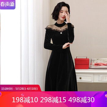 絲絨,拼歐,元素,新款,流行,趨勢(shì),衣裙,樣式
