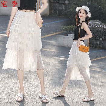 宅季半身裙中長(cháng)裙