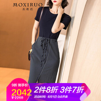 優(yōu)雅條紋連衣裙，打造浪漫女神