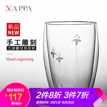 手工雙層玻璃杯，讓你愛(ài)上喝水！