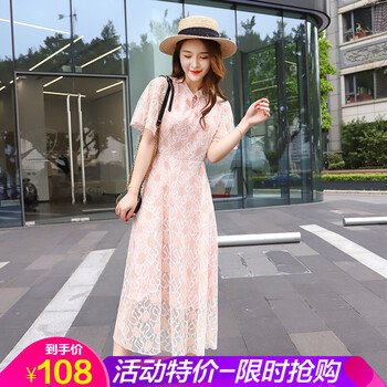 優(yōu)雅復古連衣裙，打造性感小仙女