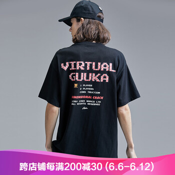 古由卡（GUUKA） 短袖 男士T恤 黑色款 