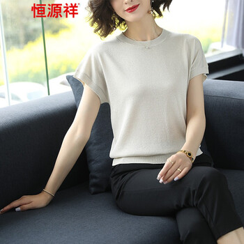 恒源祥 3D 短袖 T恤 女 圓領(lǐng)