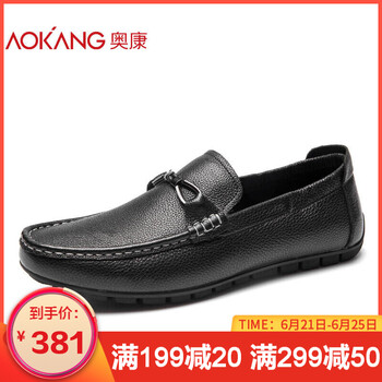 奧康（Aokang）男士黑色681335009 39