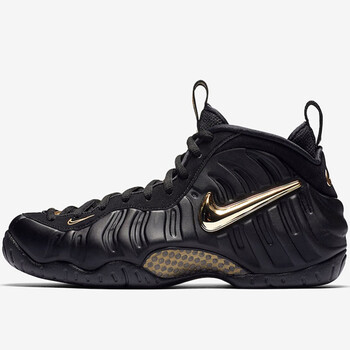 耐克（NIKE）籃球鞋亞光液態(tài)黑金泡624041-009 