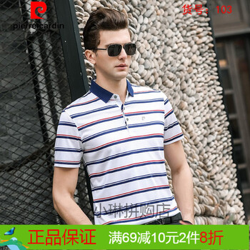 皮爾卡丹（pierrecardin） 短袖 男士T恤 白色（103） 