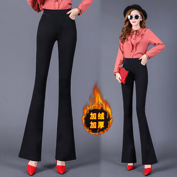 鏤空喇叭褲，微胖妹子的好幫手