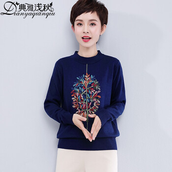 時(shí)尚系帶毛衣，微胖妹子的好選擇