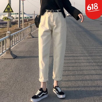 寬松修身背帶褲，微胖妹子的福音