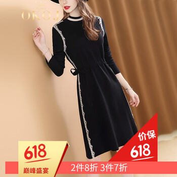 圓領(lǐng)連衣裙，讓你秒變女神