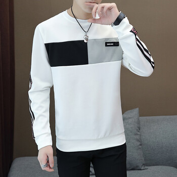 魯賓克 長袖 男士T恤 A112-W2782白色 XL，L，XXL，M，XXXL