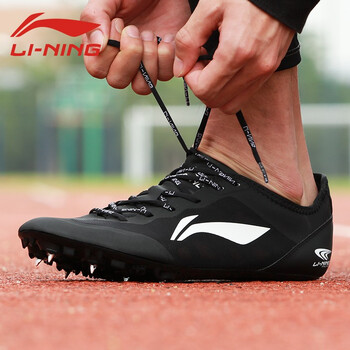 李寧（LI-NING）跑步鞋LJJN015-1黑色 