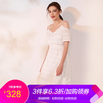 白色蛋糕小禮服裙