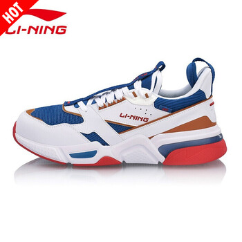 李寧（LI-NING）跑步鞋丹寧藍(lán)/標(biāo)準(zhǔn)白  