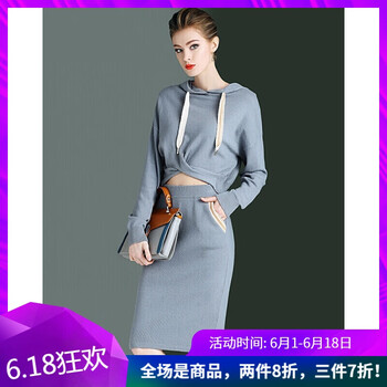 希爾愛瑪（SHELLEMMA） 純色 口袋，綁帶，多口袋 連衣裙