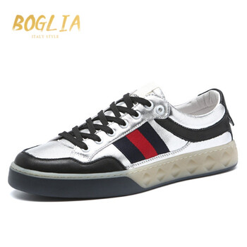 伯格利亞（BOGLIA）男士FFKSY8816(銀色) 43