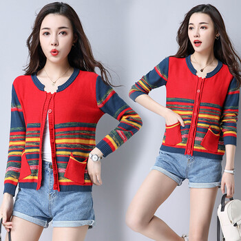 純色針織開(kāi)衫，打造優(yōu)雅小仙女