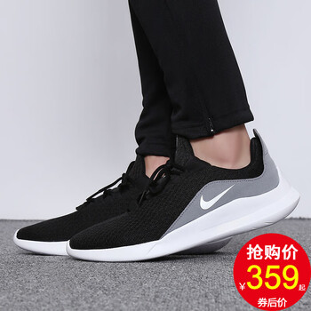 耐克（NIKE）跑步鞋AA2181-008 黑/白 低幫舒適 