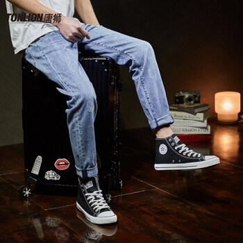 唐獅（TonLion） 直筒褲  男士牛仔褲